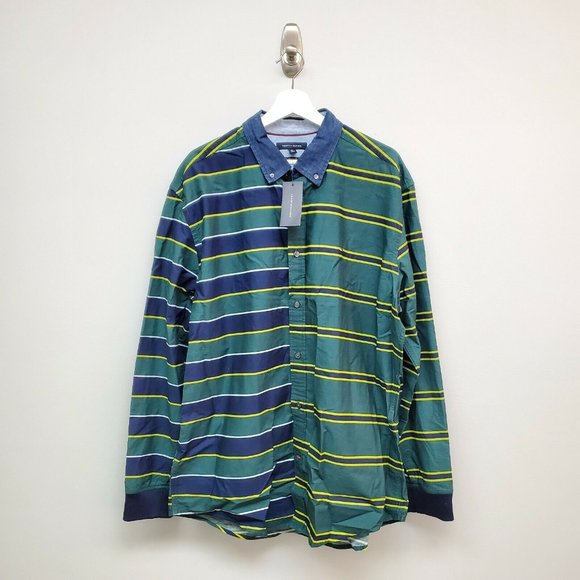 Tommy Hilfiger Other - Tommy Hilfiger Striped Long Sleeve Shirt Mens XL